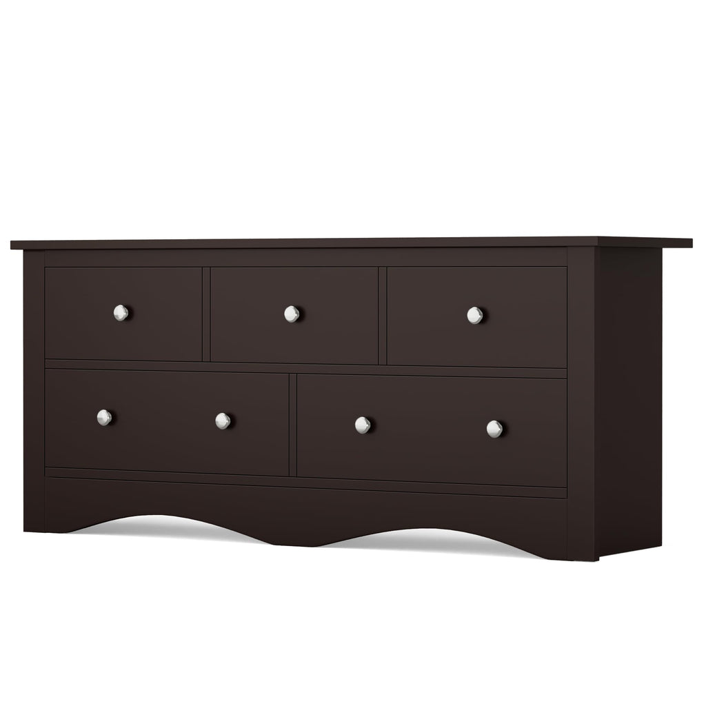Brown 5 Drawer Dresser K411