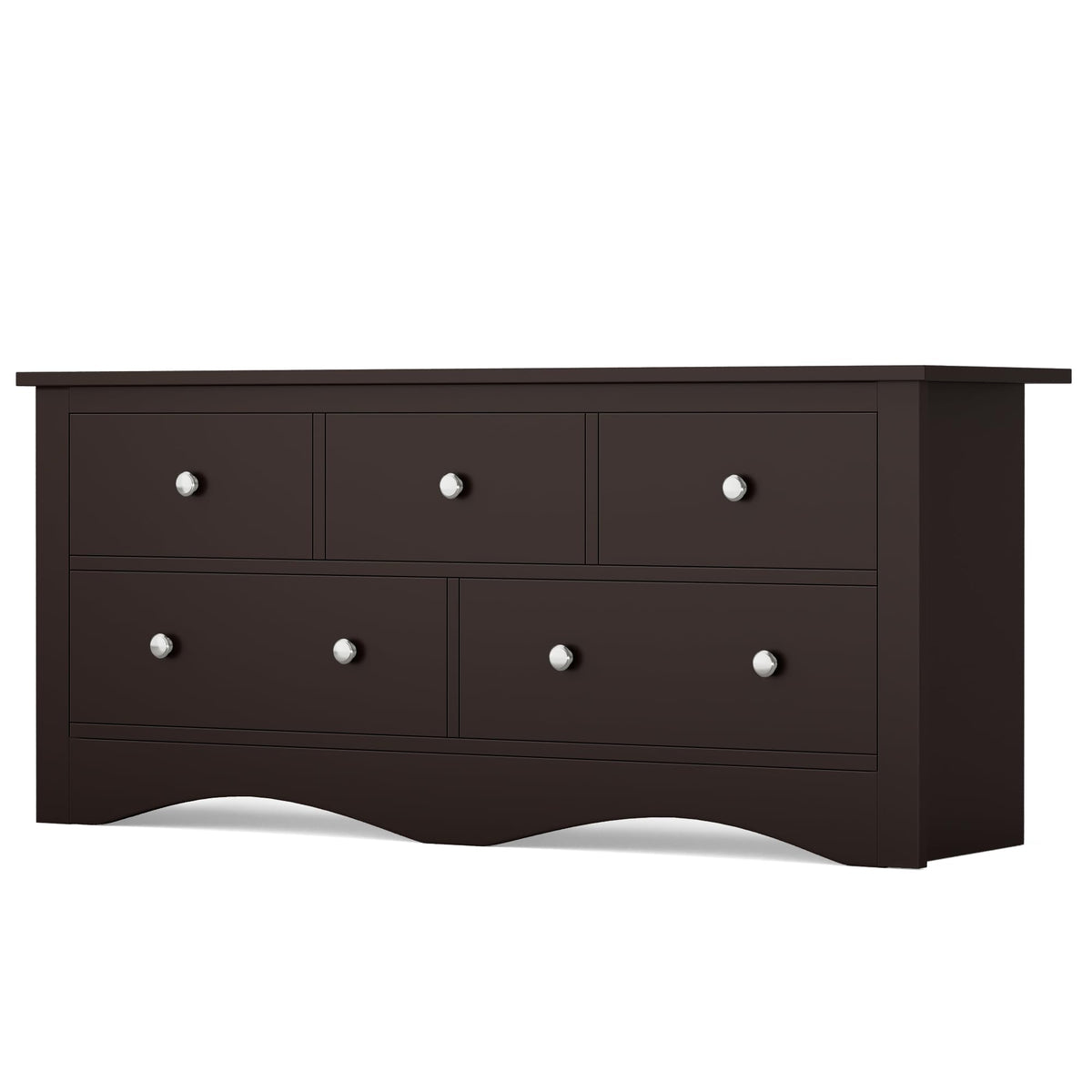 Brown 5 Drawer Dresser K411