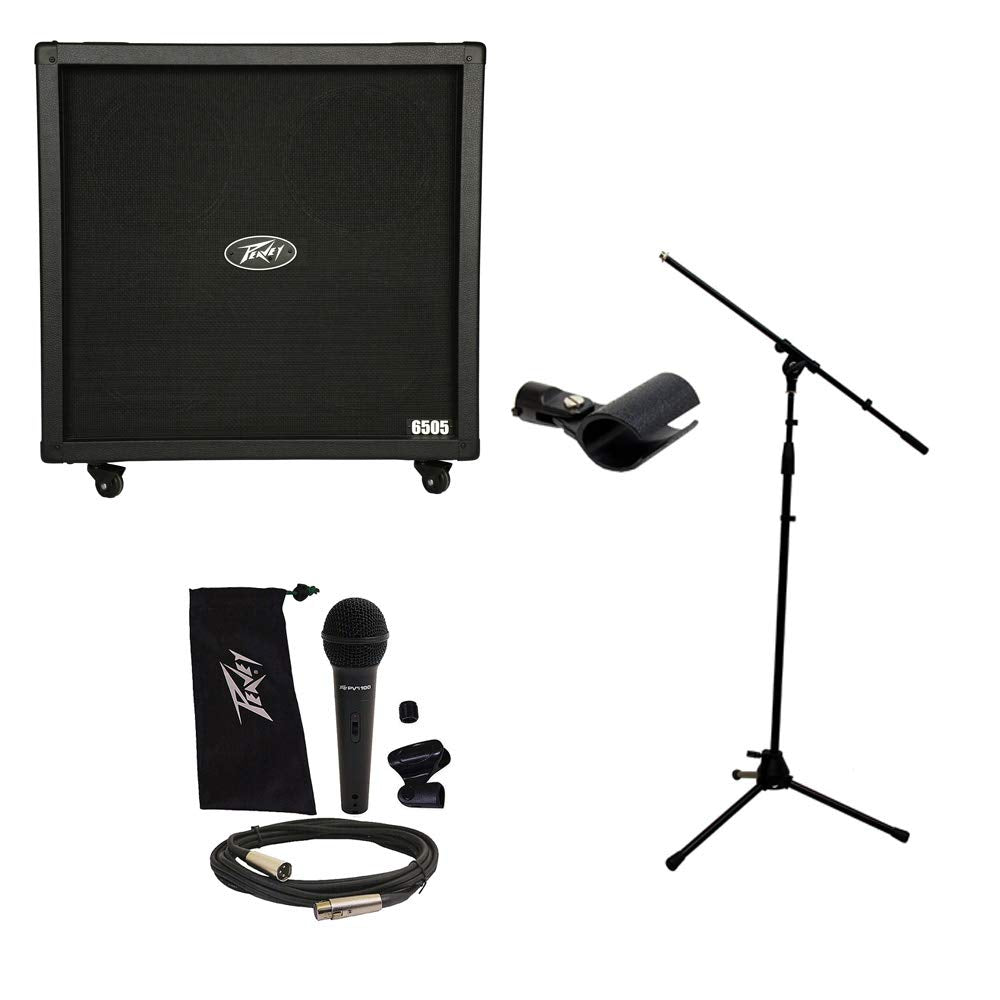 4x12 Guitar Speaker Cabinet with Mic and Stand P3149