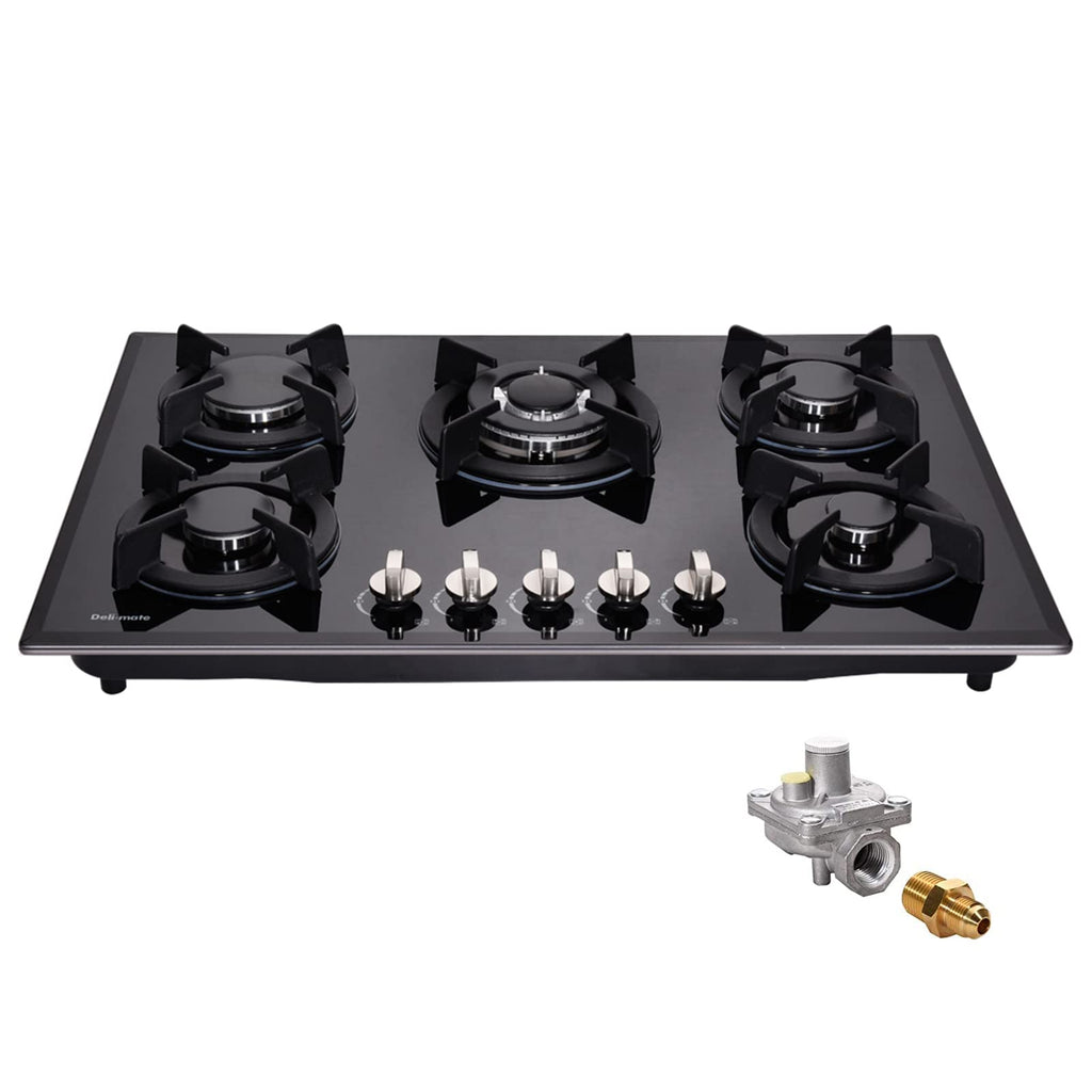 30 Inch 5 Burner Dual Fuel Gas Stovetop V932