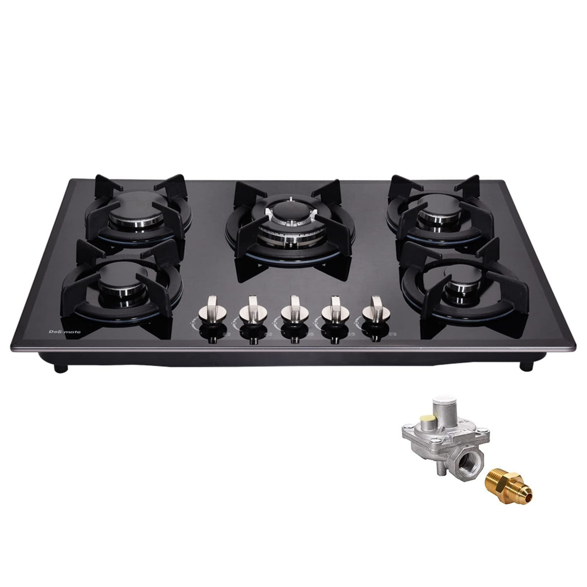 30 Inch 5 Burner Dual Fuel Gas Stovetop V932