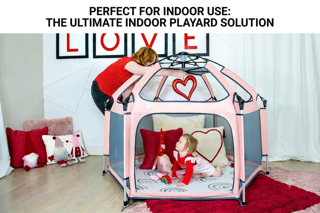 Portable Baby Playpen with Canopy N895812