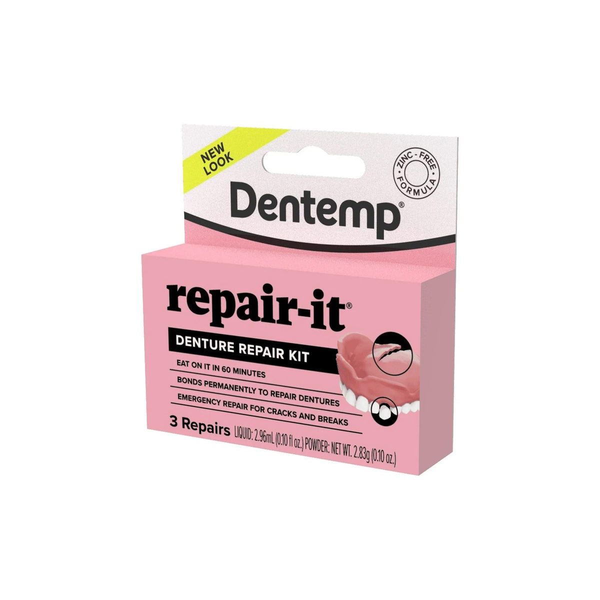 Denture Repair Kit, Zinc Free 1 kit Z4866