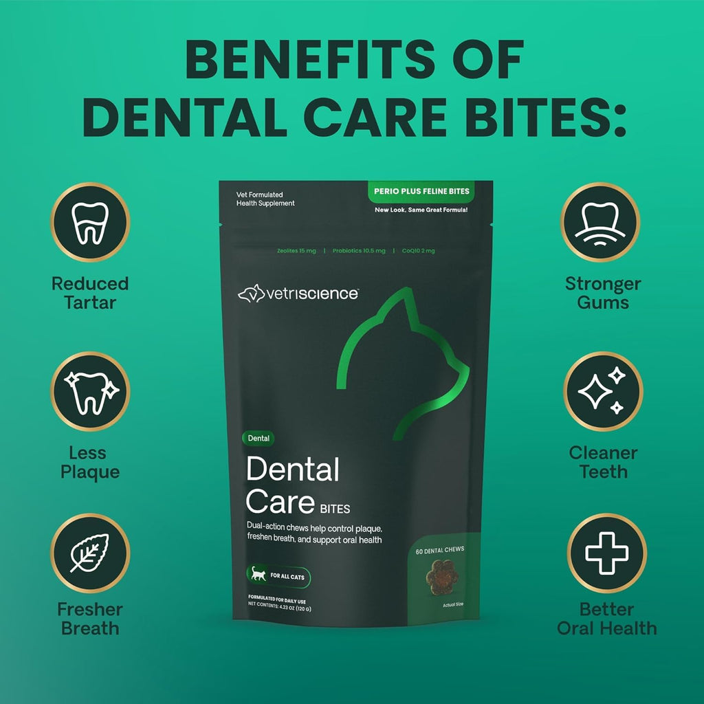 Chicken Dental Care Chews for Cats, 60 Count R909564
