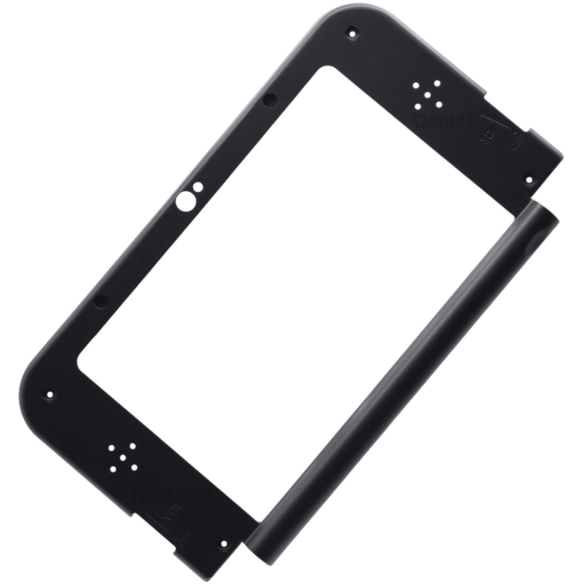 Black LCD Front Frame Housing Shell Case Cover Plate Replacement for New 3DS XL C1578