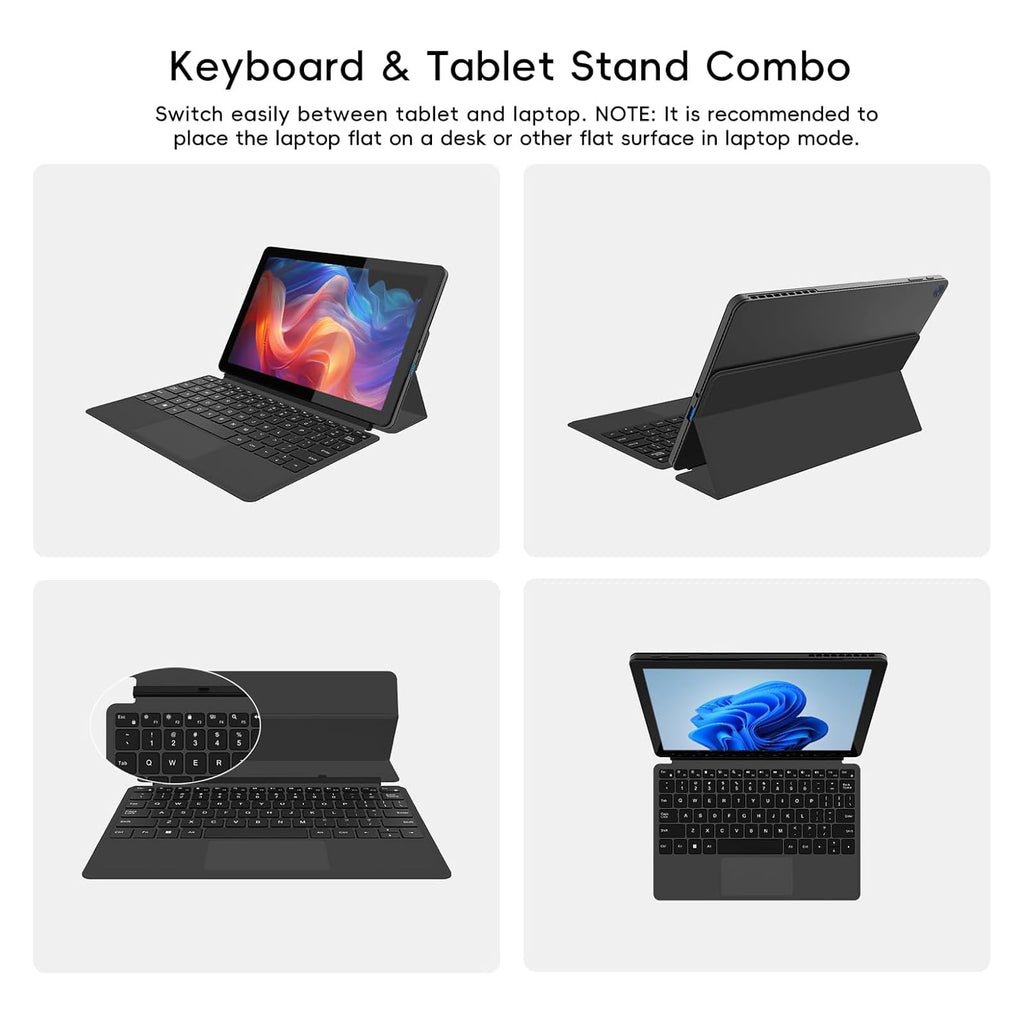 2-in-1 Laptop/Tablet 10.1" FHD IPS Touchscreen 8GB RAM 256GB SSD J272