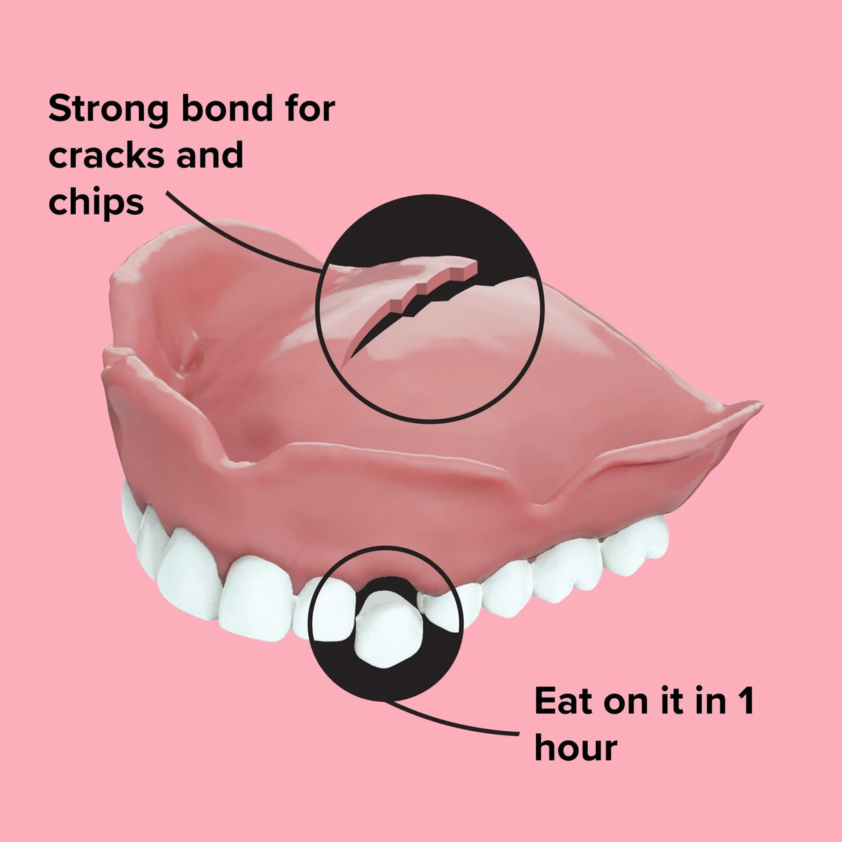 Denture Repair Kit, Zinc Free 1 kit Z4866