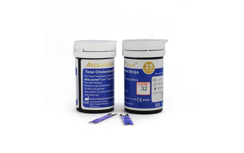 25 Test Strips for Cholesterol Test Y71976