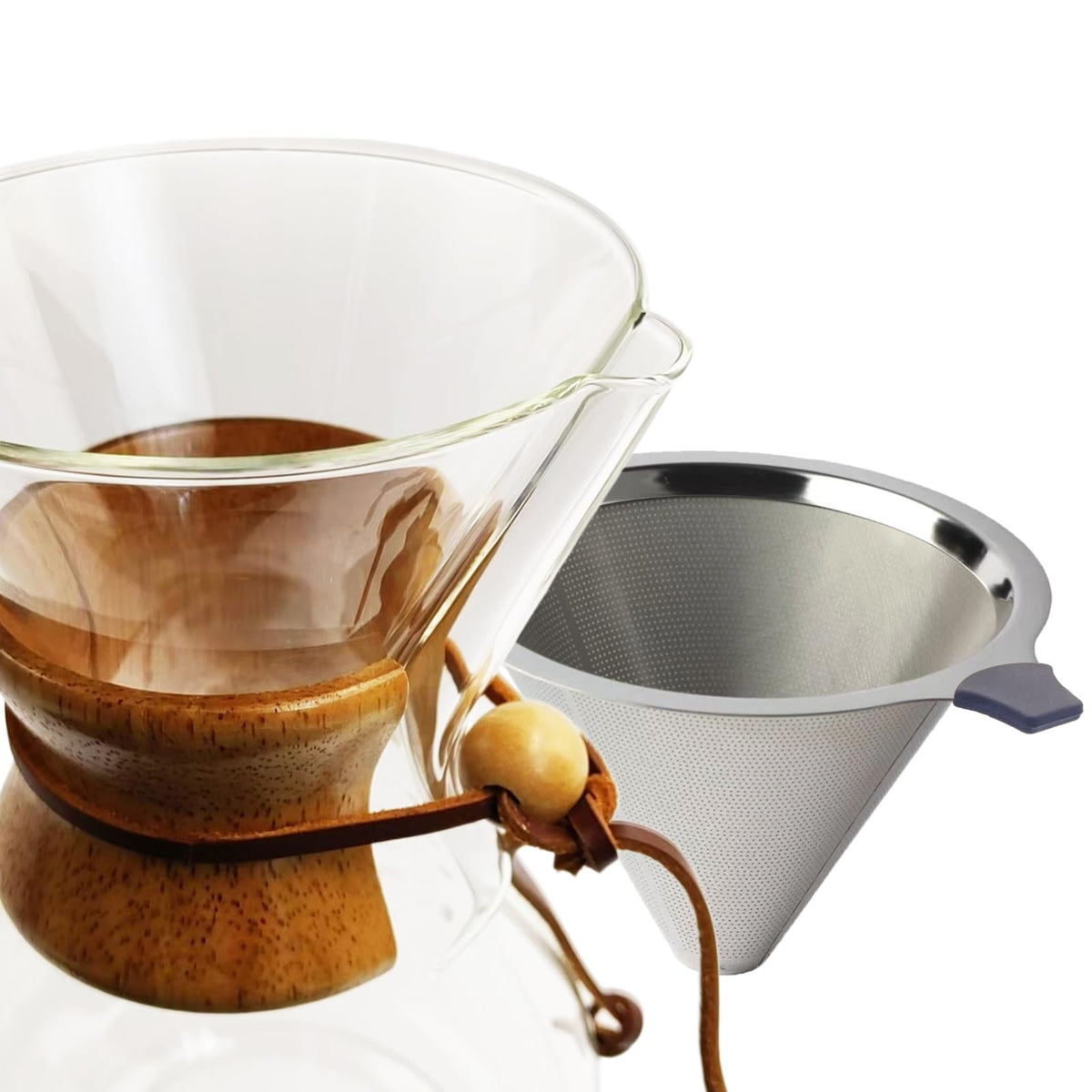 Glass 10 Cup Coffee Pour Over Set F90111