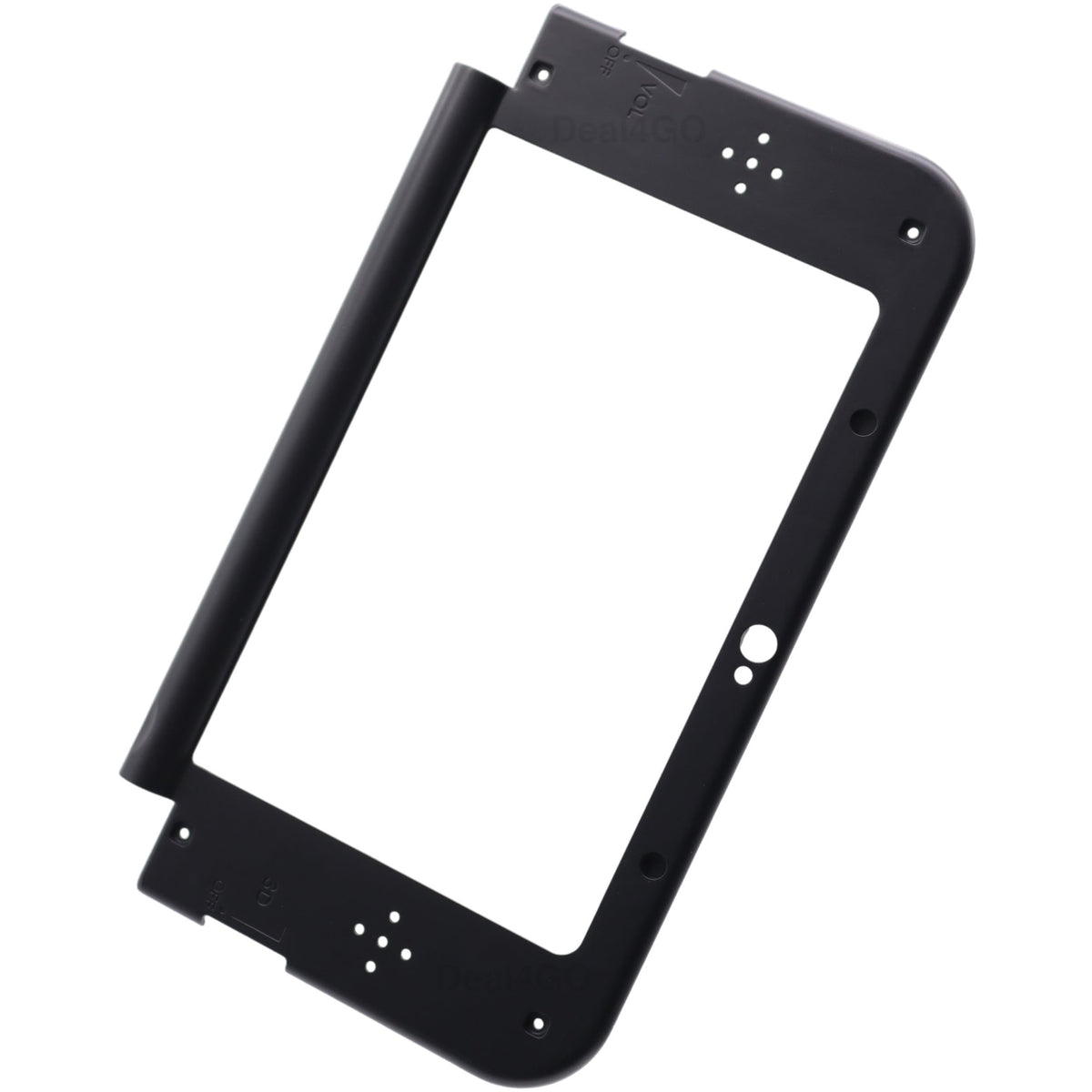 Black LCD Front Frame Housing Shell Case Cover Plate Replacement for New 3DS XL C1578