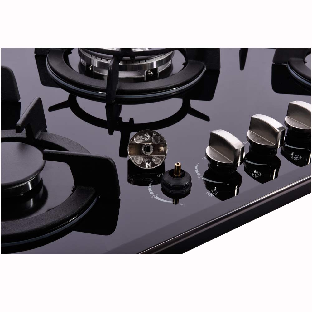 30 Inch 5 Burner Dual Fuel Gas Stovetop V932