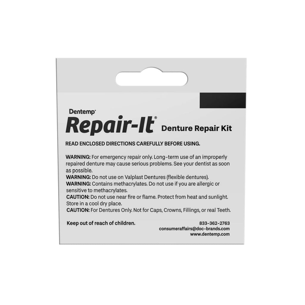 Denture Repair Kit, Zinc Free 1 kit Z4866