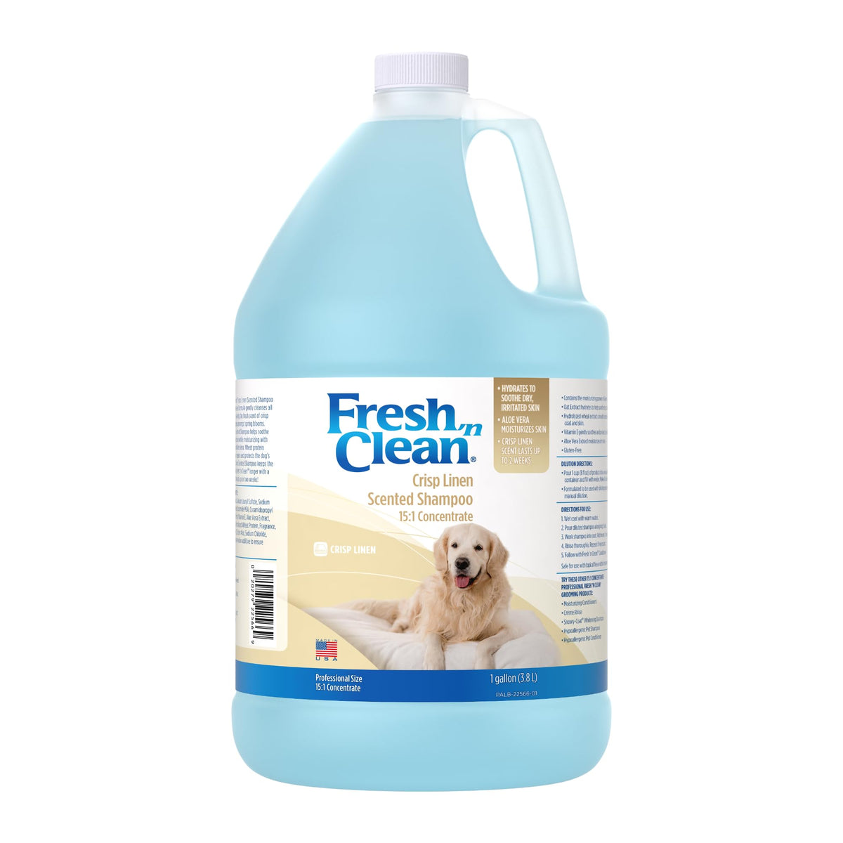 Linen Scented Shampoo 1 Gallon with Vitamin E & Aloe Vera Q317