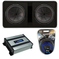 Dual 12" Loaded Sub Box with 800W Amp O306850