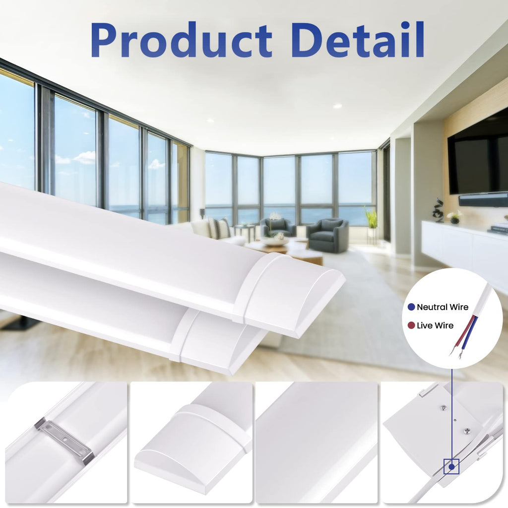 20W 2ft LED Tube Light 1500lm 3000K Neutral White S60785