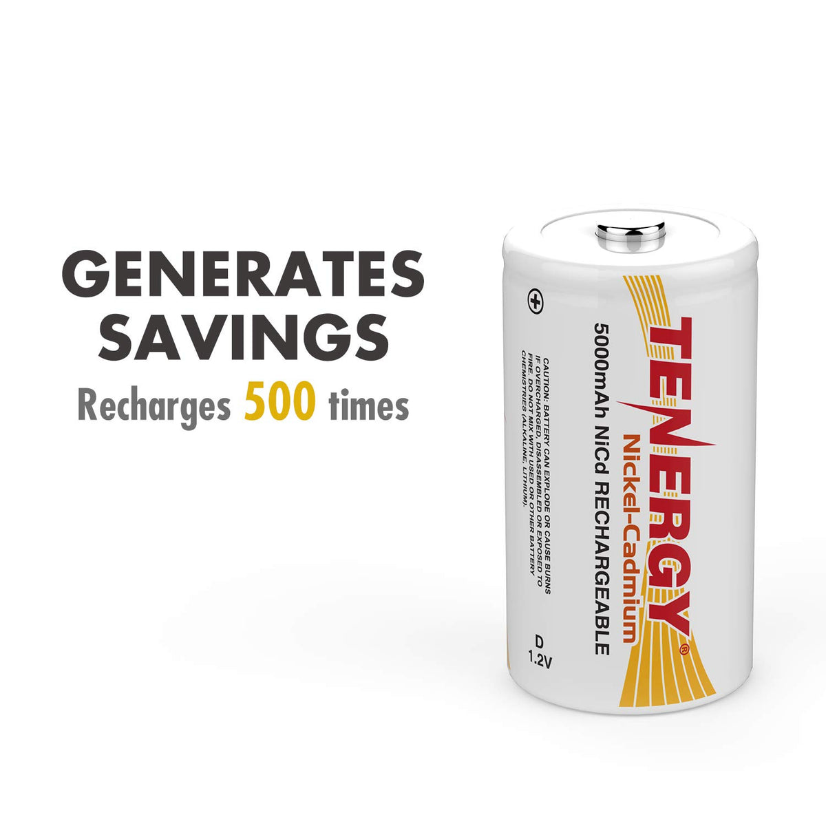 Rechargeable NiCd D Batteries and LCD Smart Charger N177