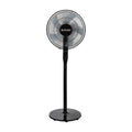 Black 16in Oscillating Pedestal Fan with Remote W38627