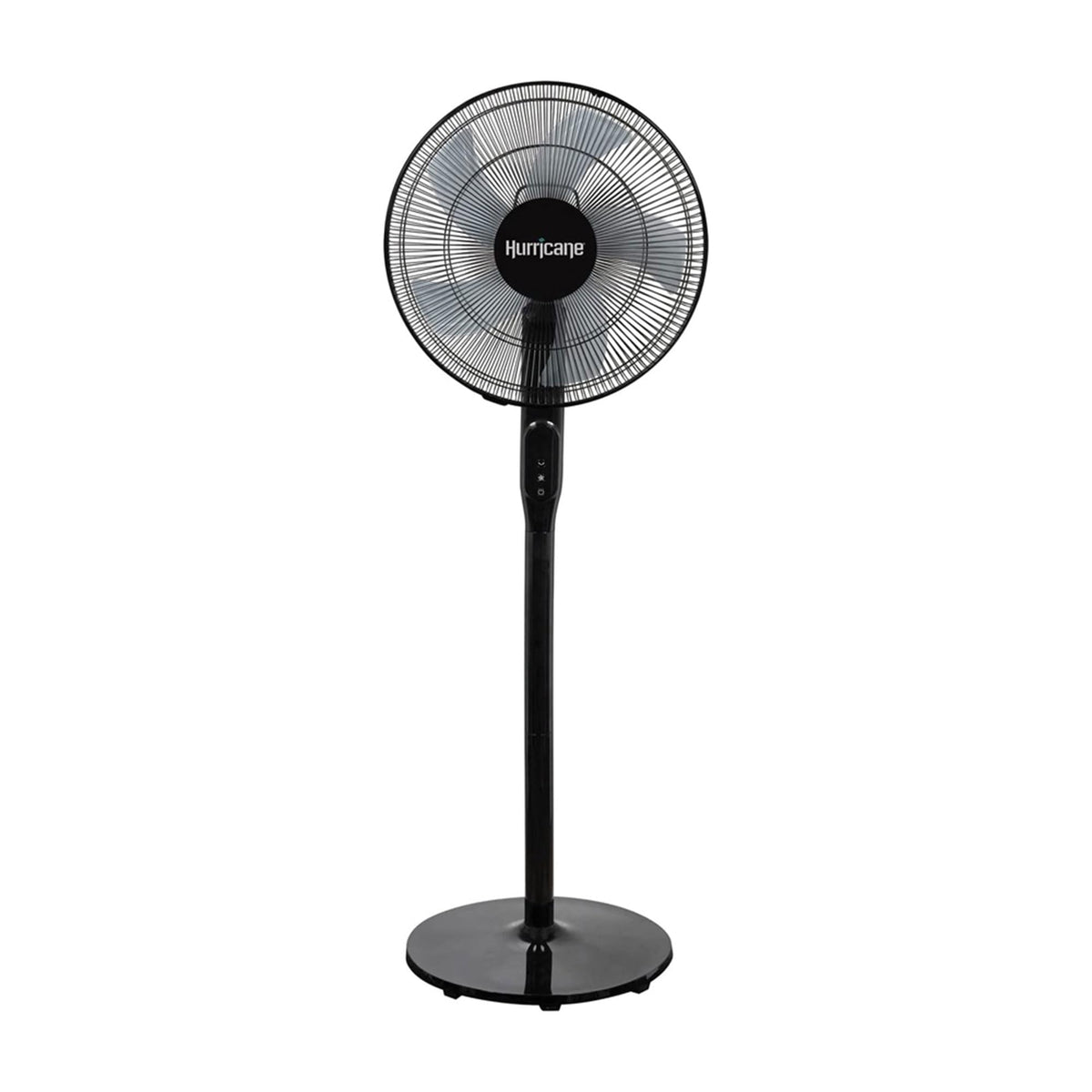 Black 16in Oscillating Pedestal Fan with Remote W38627