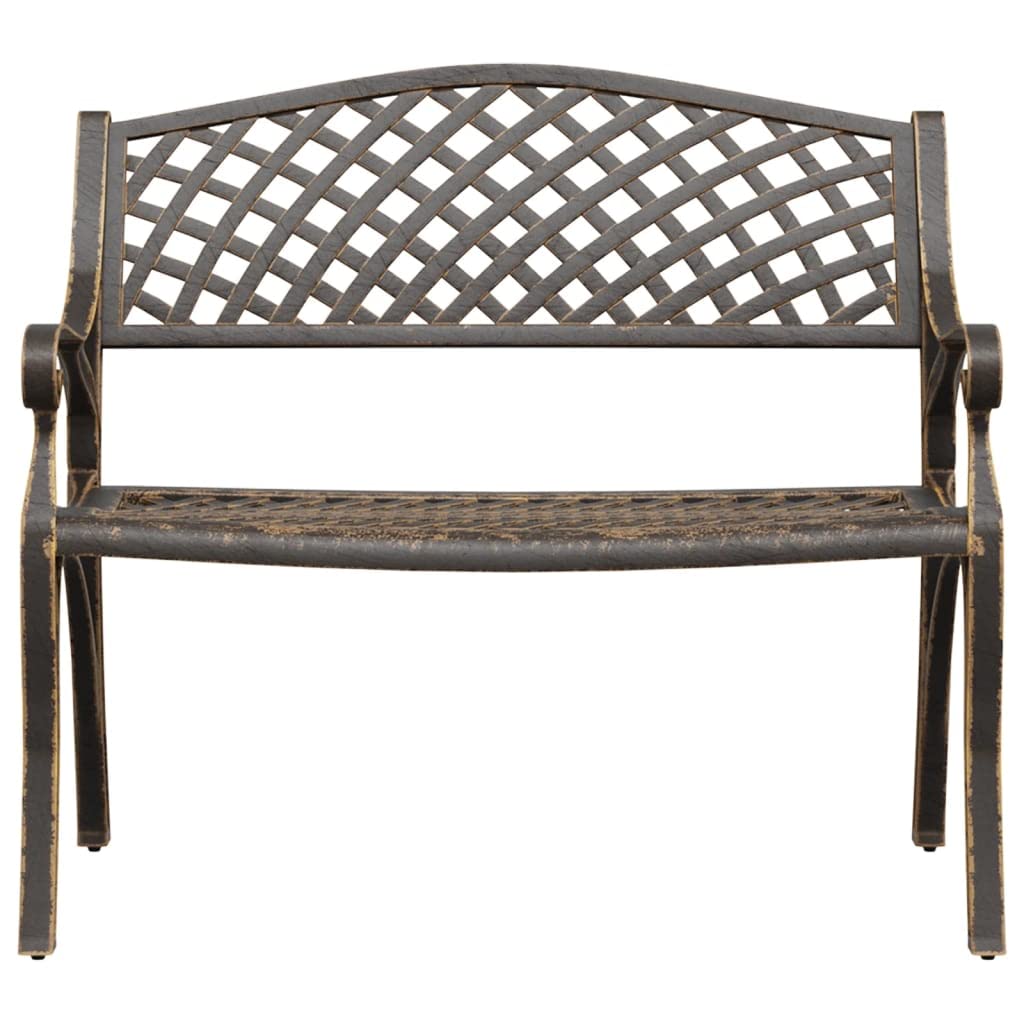 Cast Aluminum and Cast Iron Garden Bench W817297