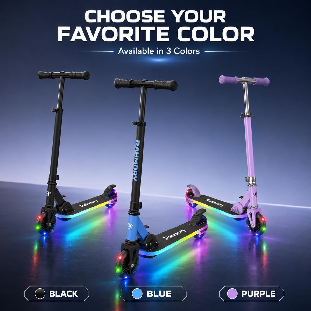Light-Up 2 Wheel Kids Scooter H2260