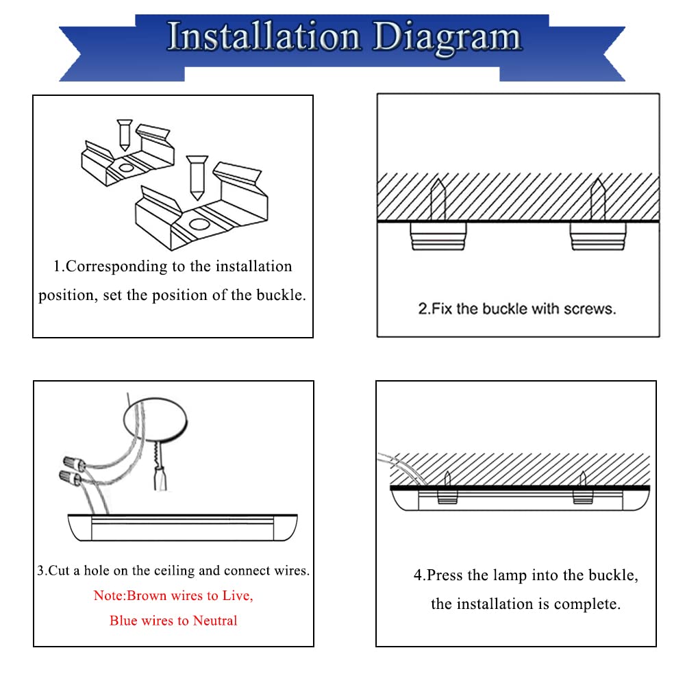 20W 2ft LED Tube Light 1500lm 3000K Neutral White S60785