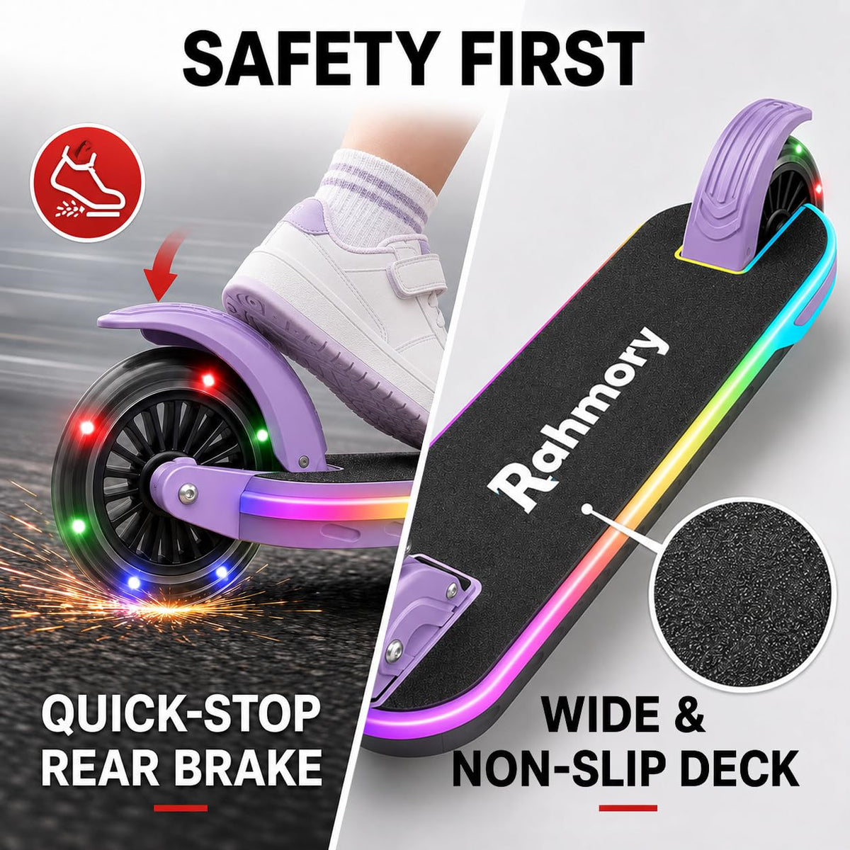 Light-Up 2 Wheel Kids Scooter H2260