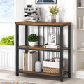 3 Tier Wood and Metal Bookshelf X257016