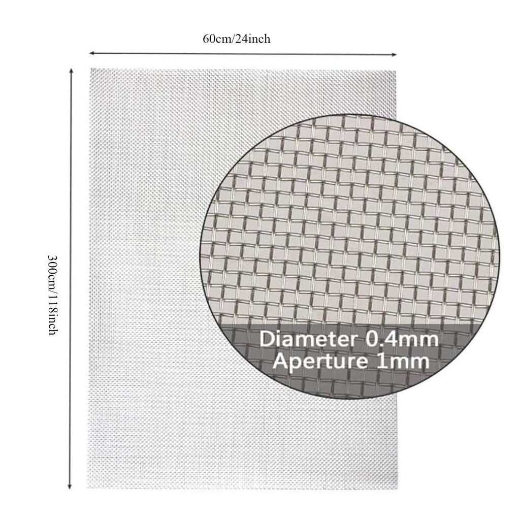 304 Stainless Steel Woven Wire Mesh Window Screen L327278