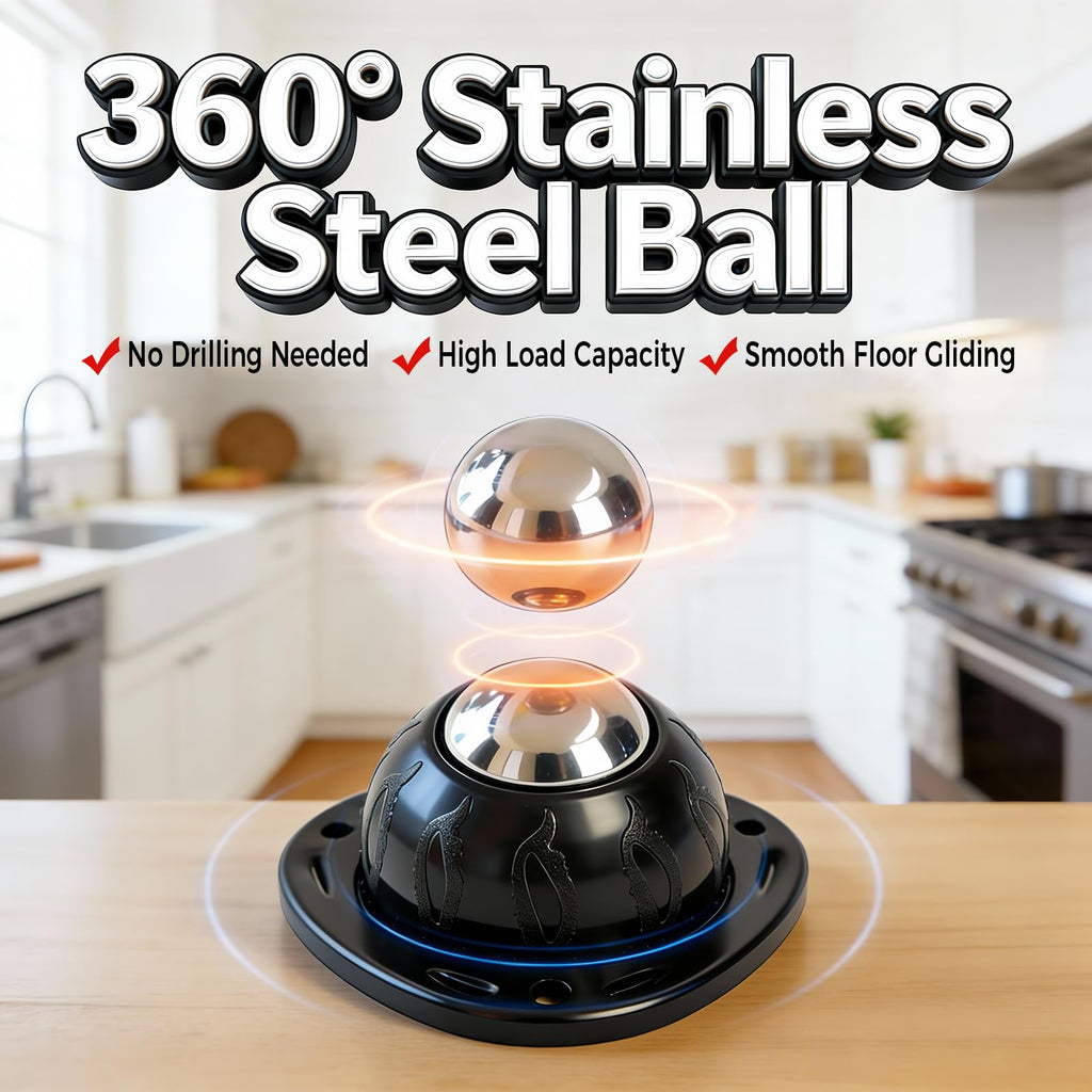 4 Pack Self Adhesive Swivel Casters G319