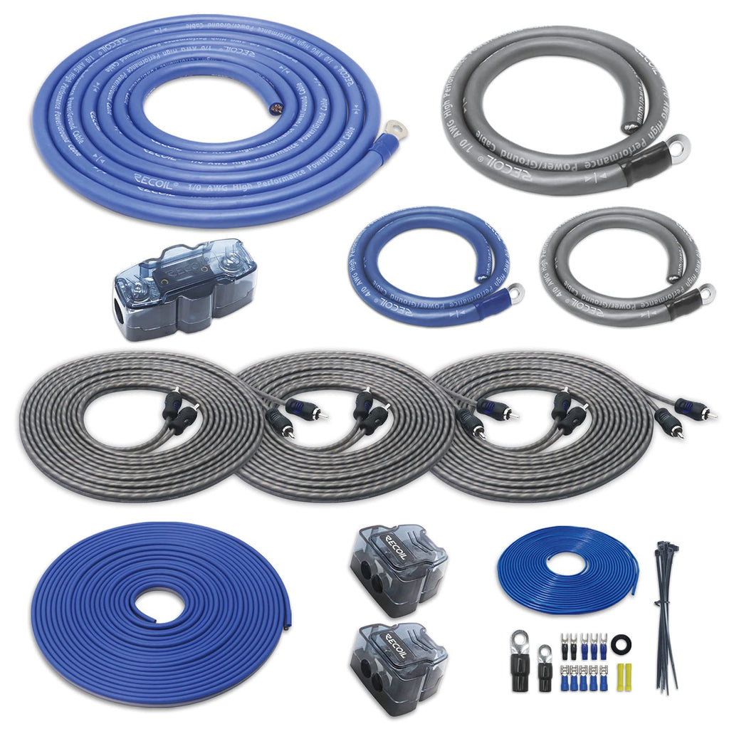 0 Gauge Car Audio Amplifier Wiring Installation Kit W866