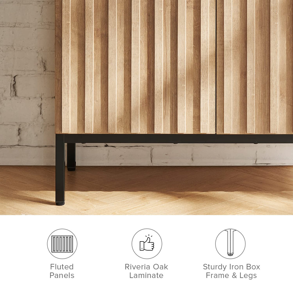 Oak Storage Cabinet Sideboard P4003