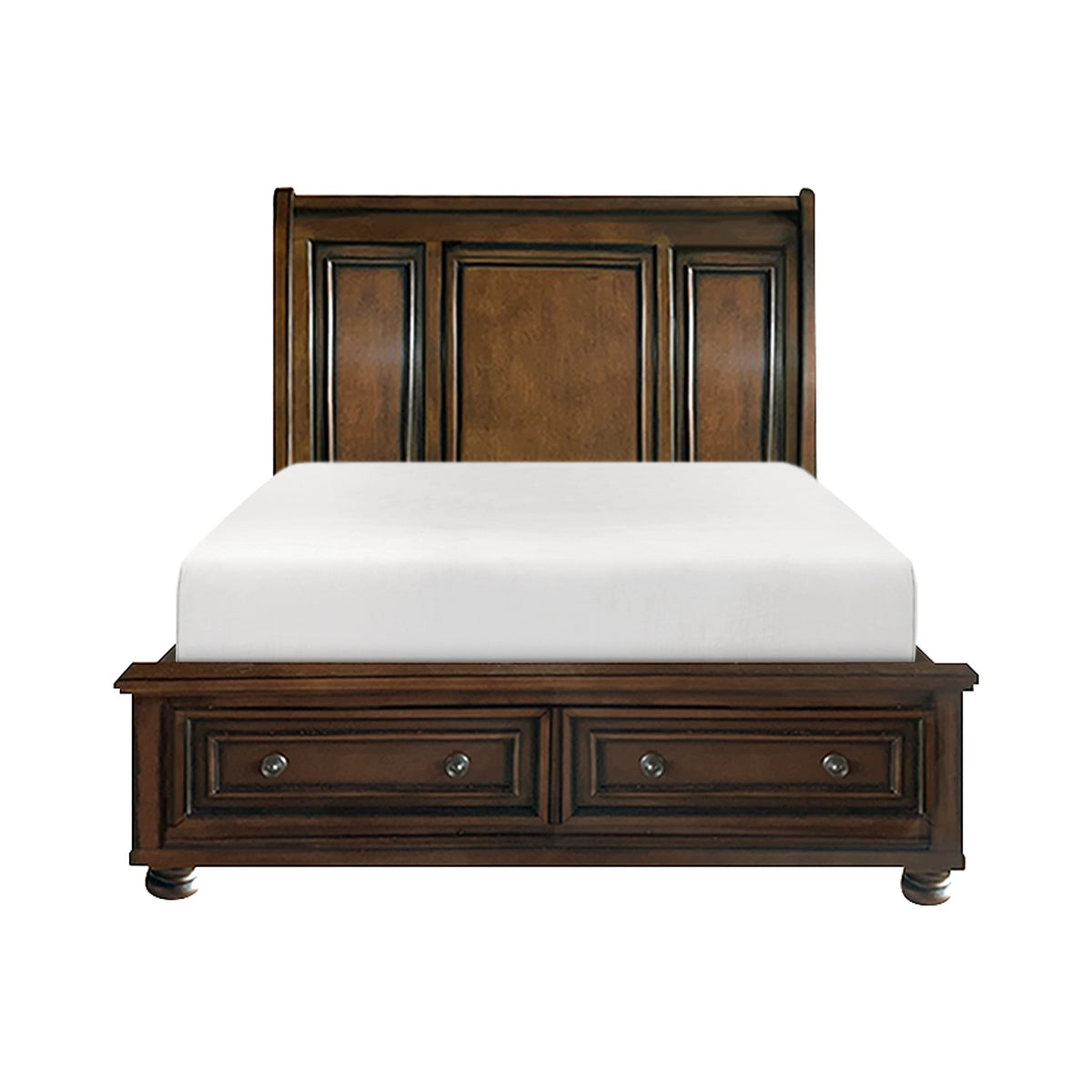 California King Platform Bed Frame with Storage Drawers X2280