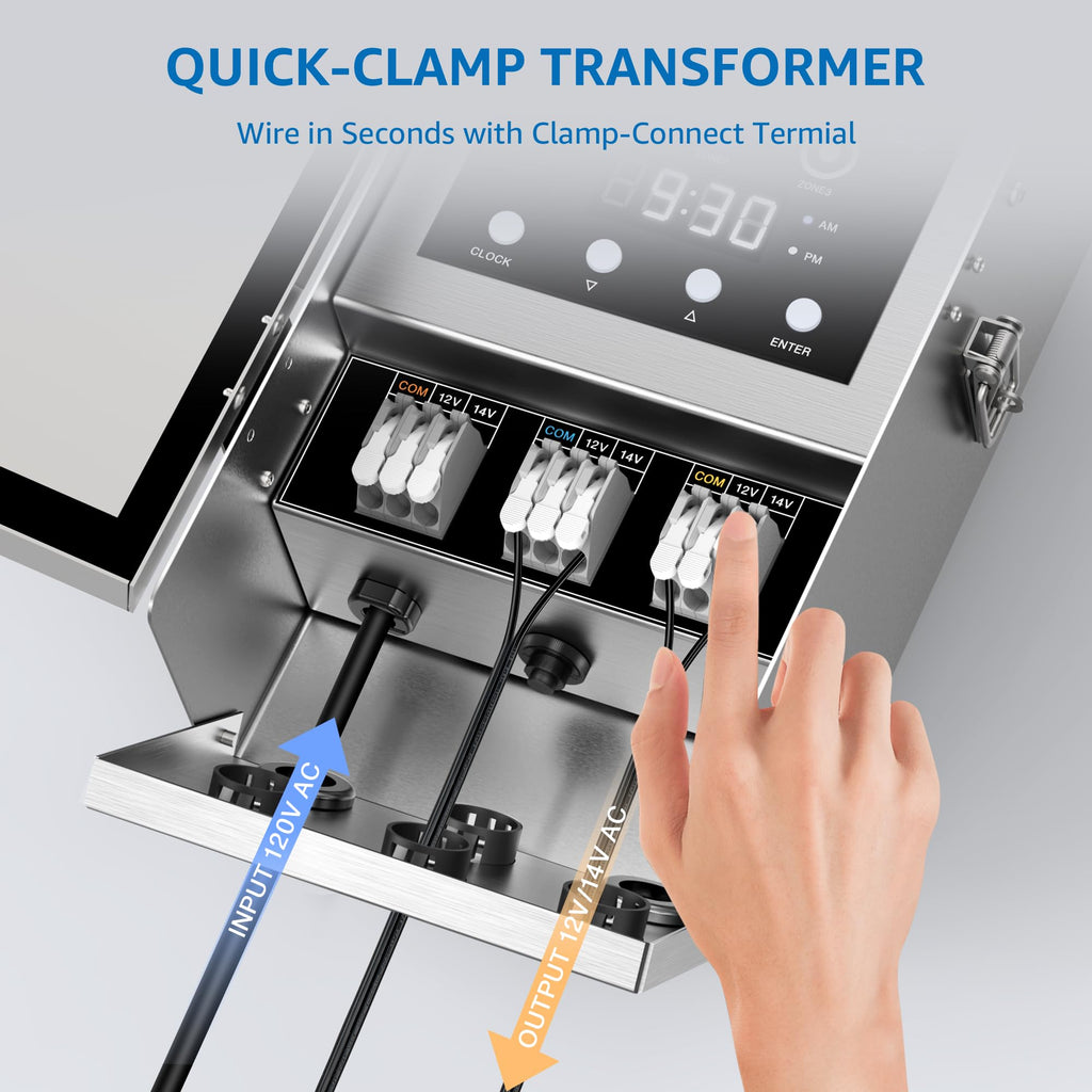200W Low Voltage Transformer with 3 Zone N5394