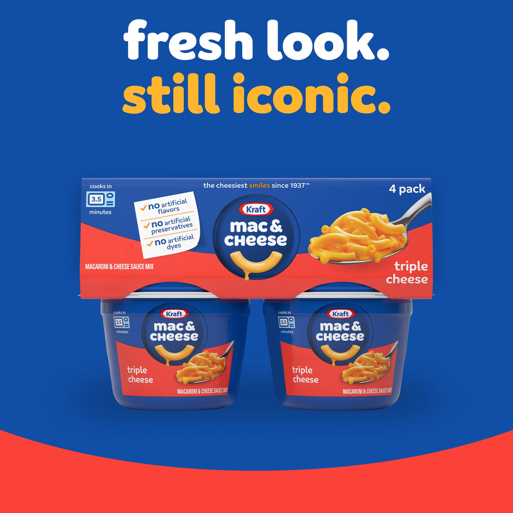 Triple Cheese Mac and Cheese 4 Microwaveable Cups M262246