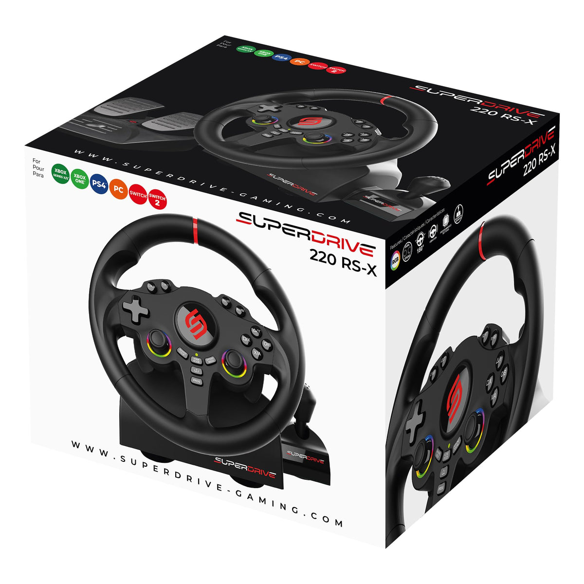 RGB Gaming Steering Wheel U21281