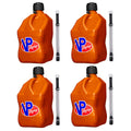 5 Gallon Square Plastic Utility Jug with Hose 4 Pack K369
