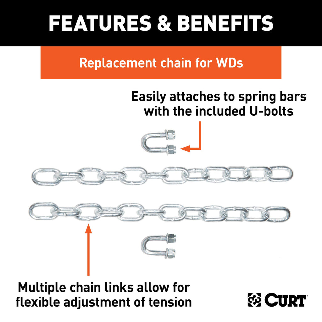 Replacement Weight Distribution Hitch Chain Kit E358