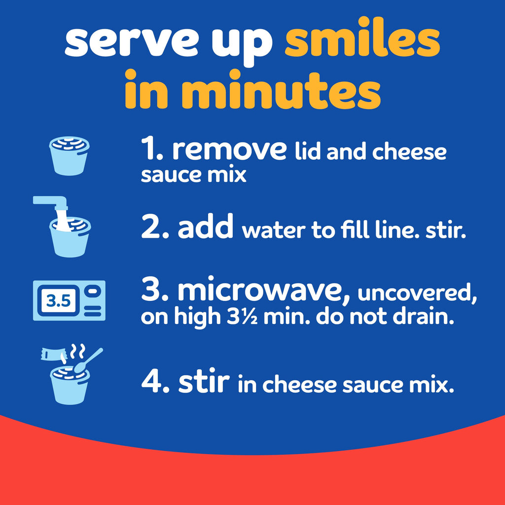 Triple Cheese Mac and Cheese 4 Microwaveable Cups M262246