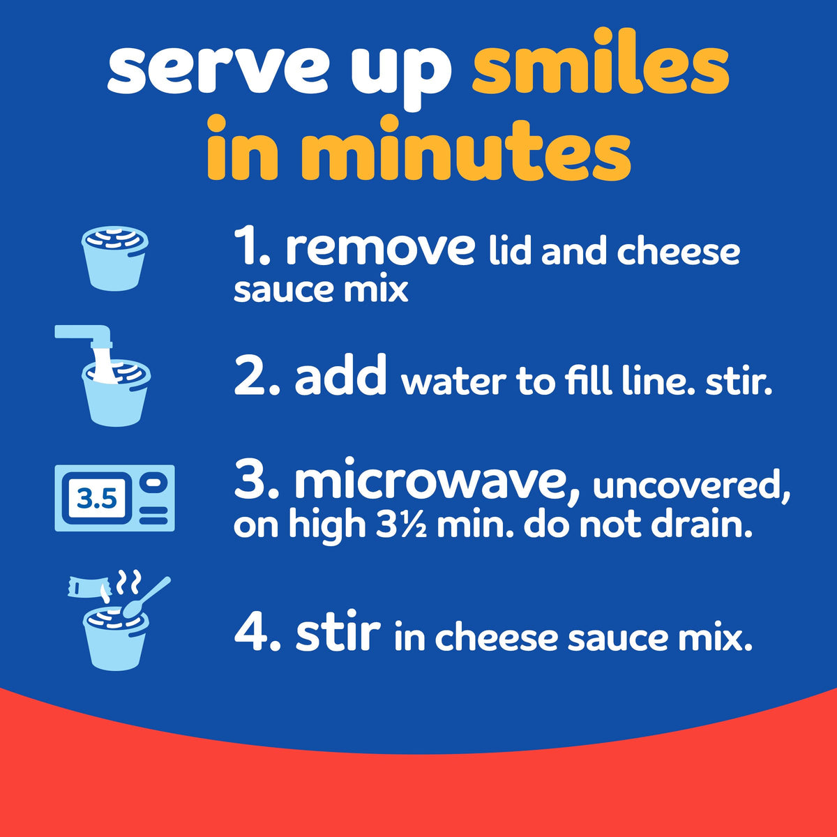 Triple Cheese Mac and Cheese 4 Microwaveable Cups M262246