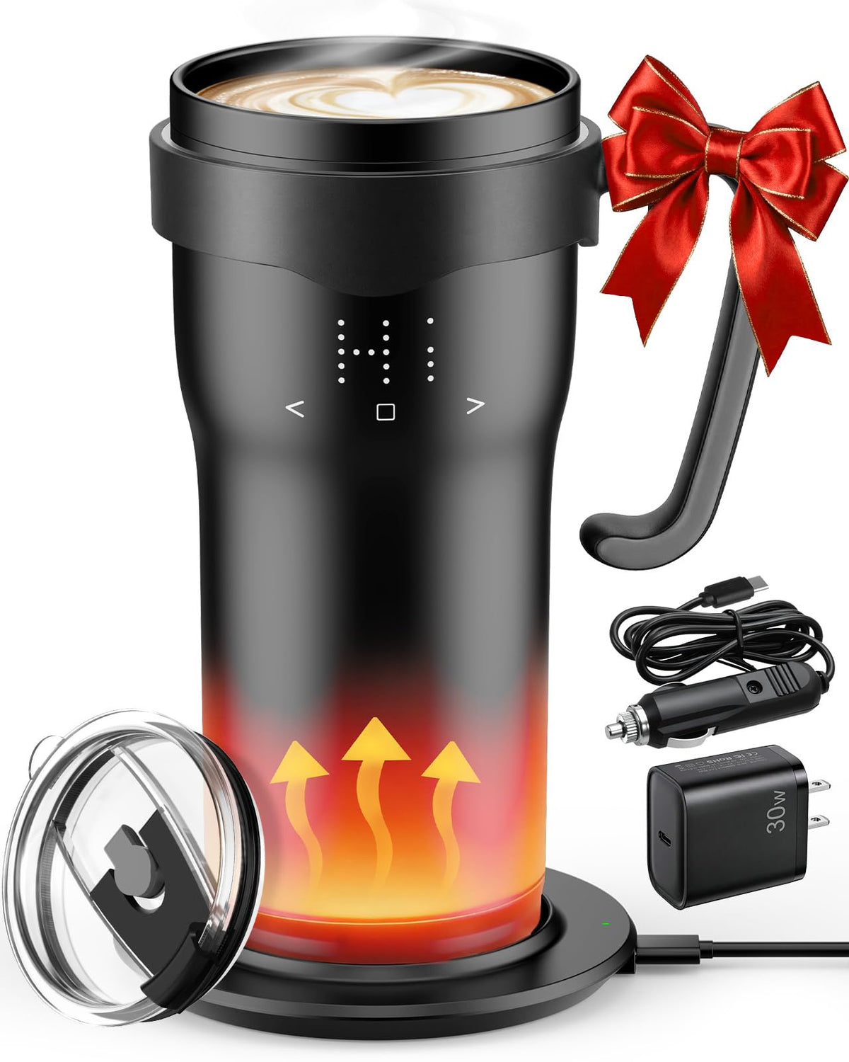 16oz Temperature Control Rechargeable Heated Mug F15358