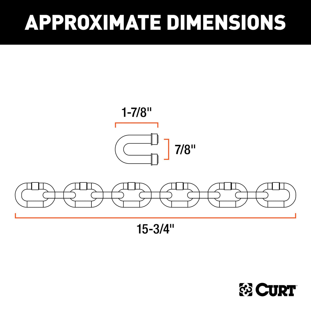 Replacement Weight Distribution Hitch Chain Kit E358