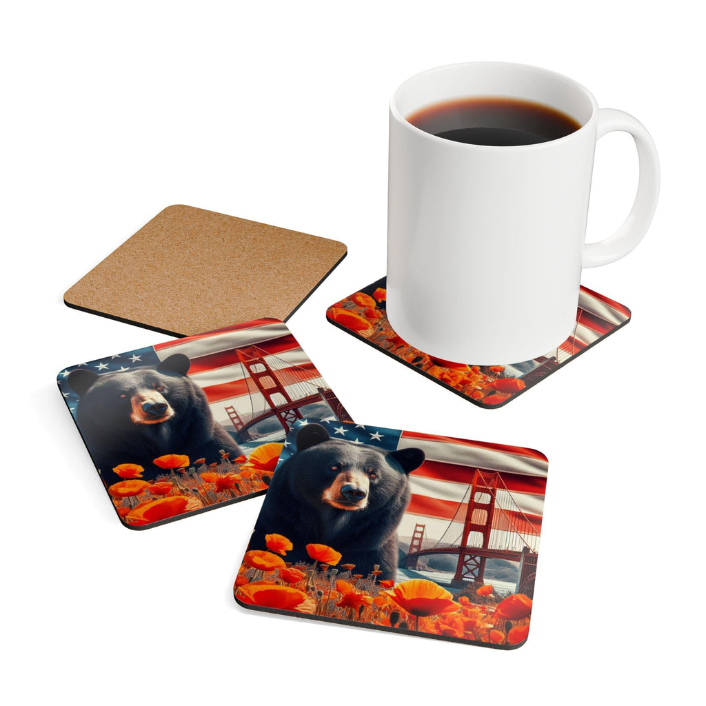 USA Flag Coasters Set of 4 T9193