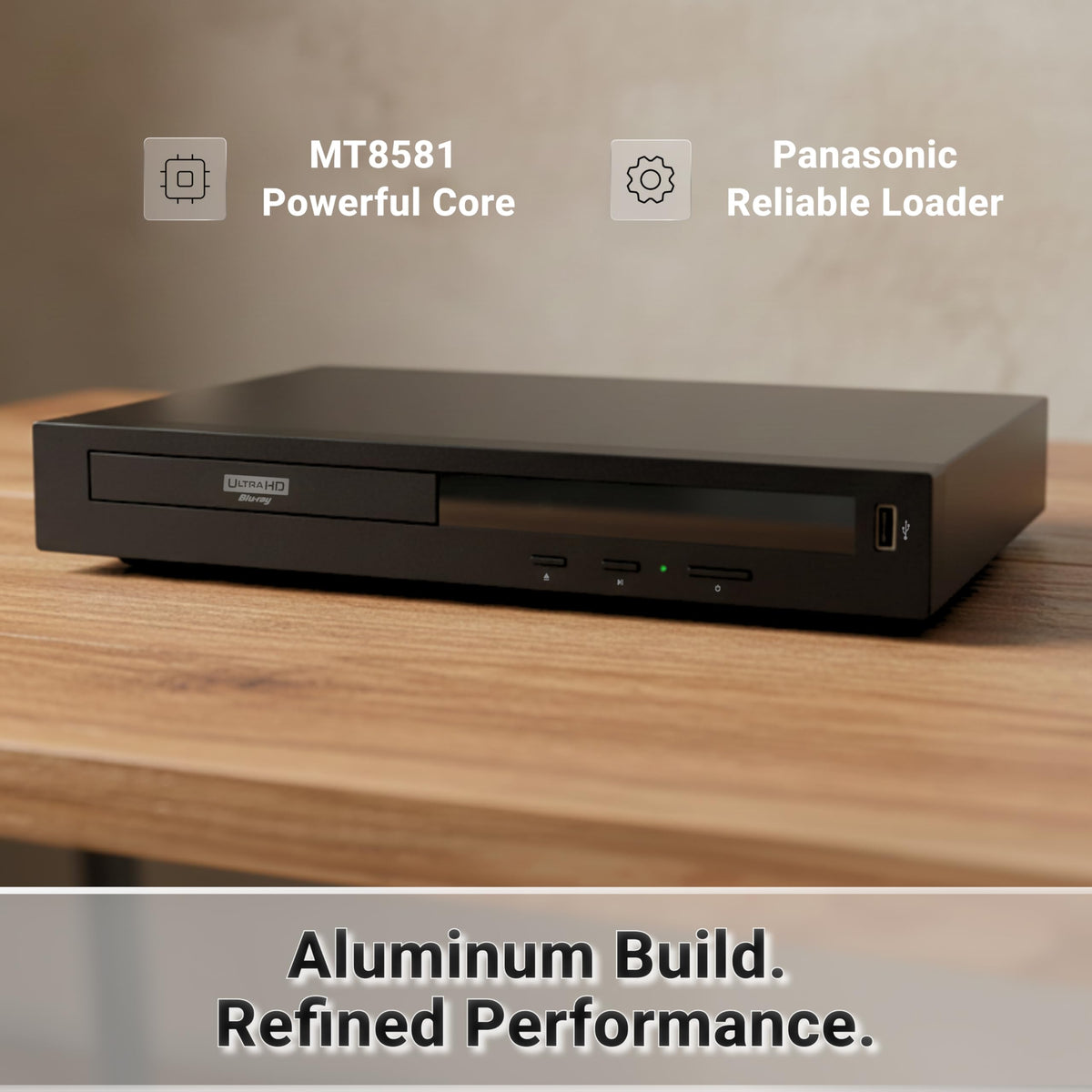 4K UHD Blu-ray Disc Player with Bluetooth P602993