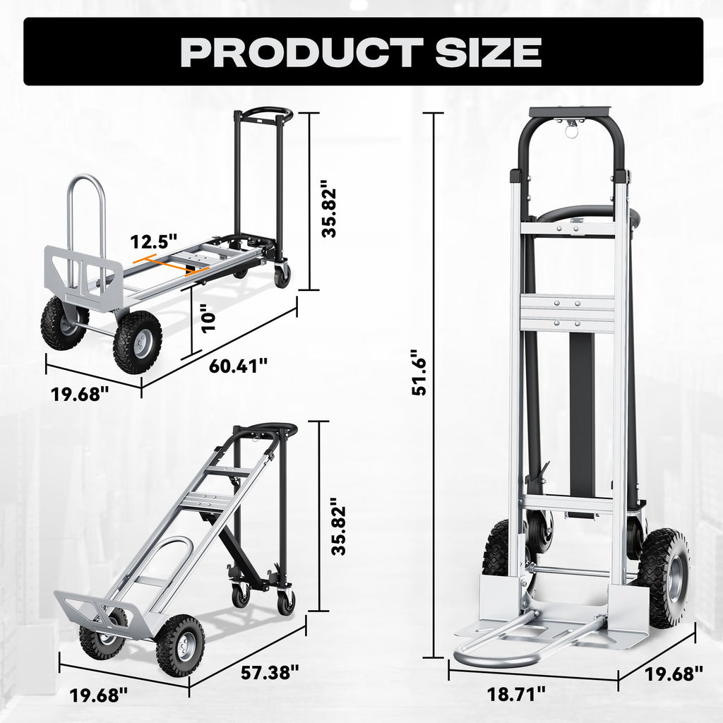 4-in-1 Convertible Dolly Cart Q79845