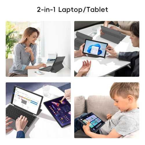 2-in-1 Laptop/Tablet 10.1" FHD IPS Touchscreen 8GB RAM 256GB SSD J272