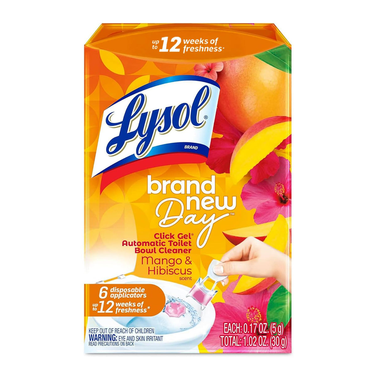 Mango Gel Toilet Bowl Cleaner 6 Count V74252