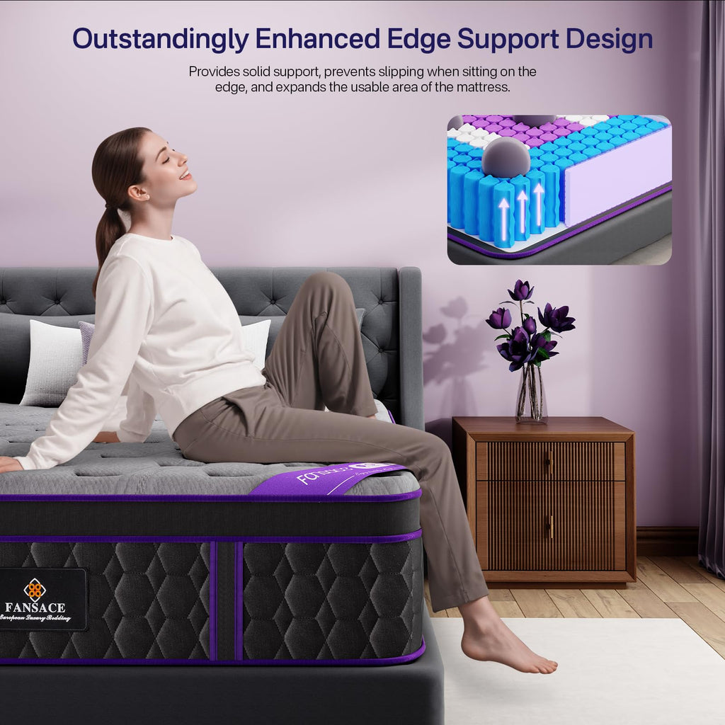 12 Inch Full Size Hybrid Mattress Z6883