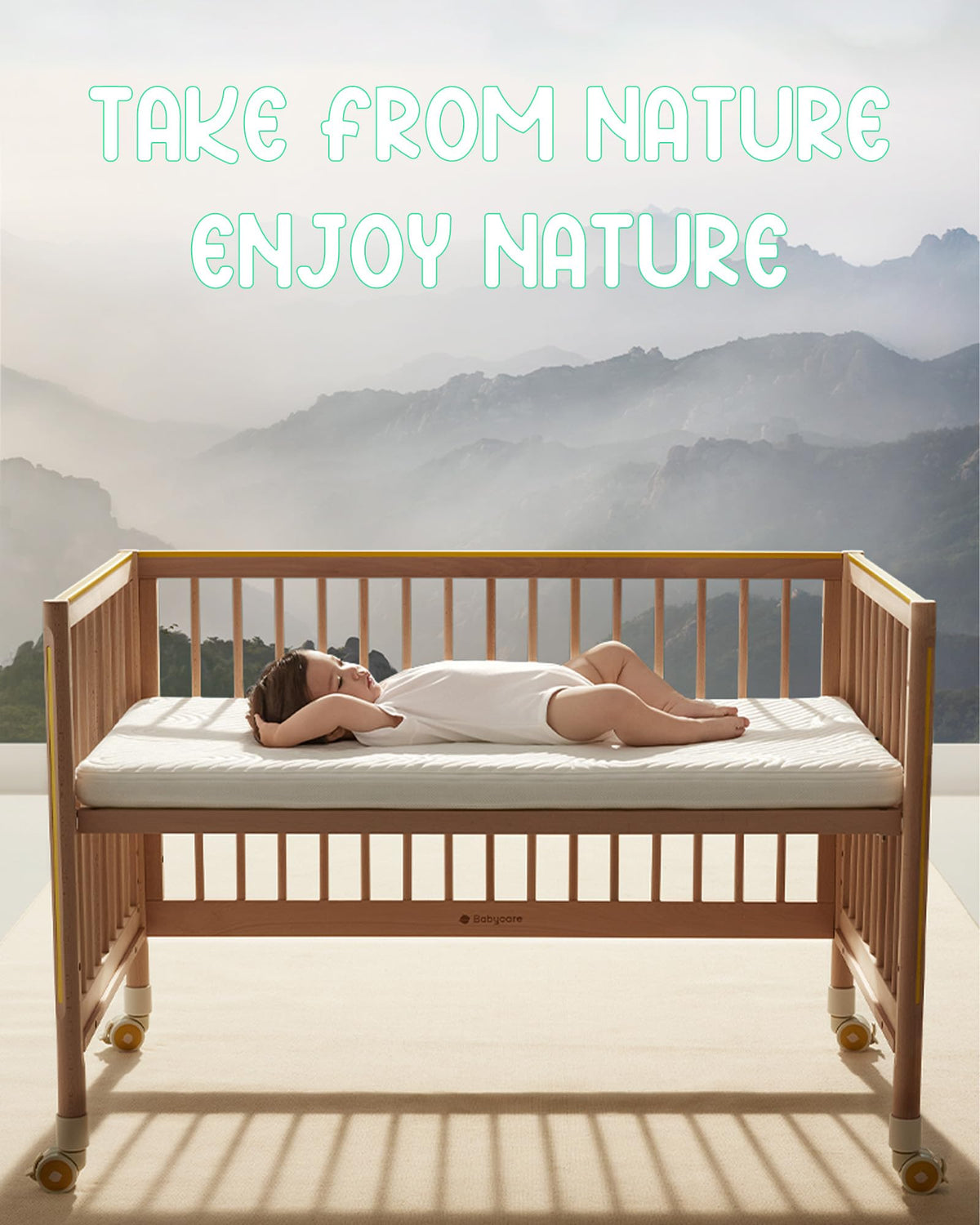 Mini Crib Mattress with Waterproof Bamboo Cover Z492249
