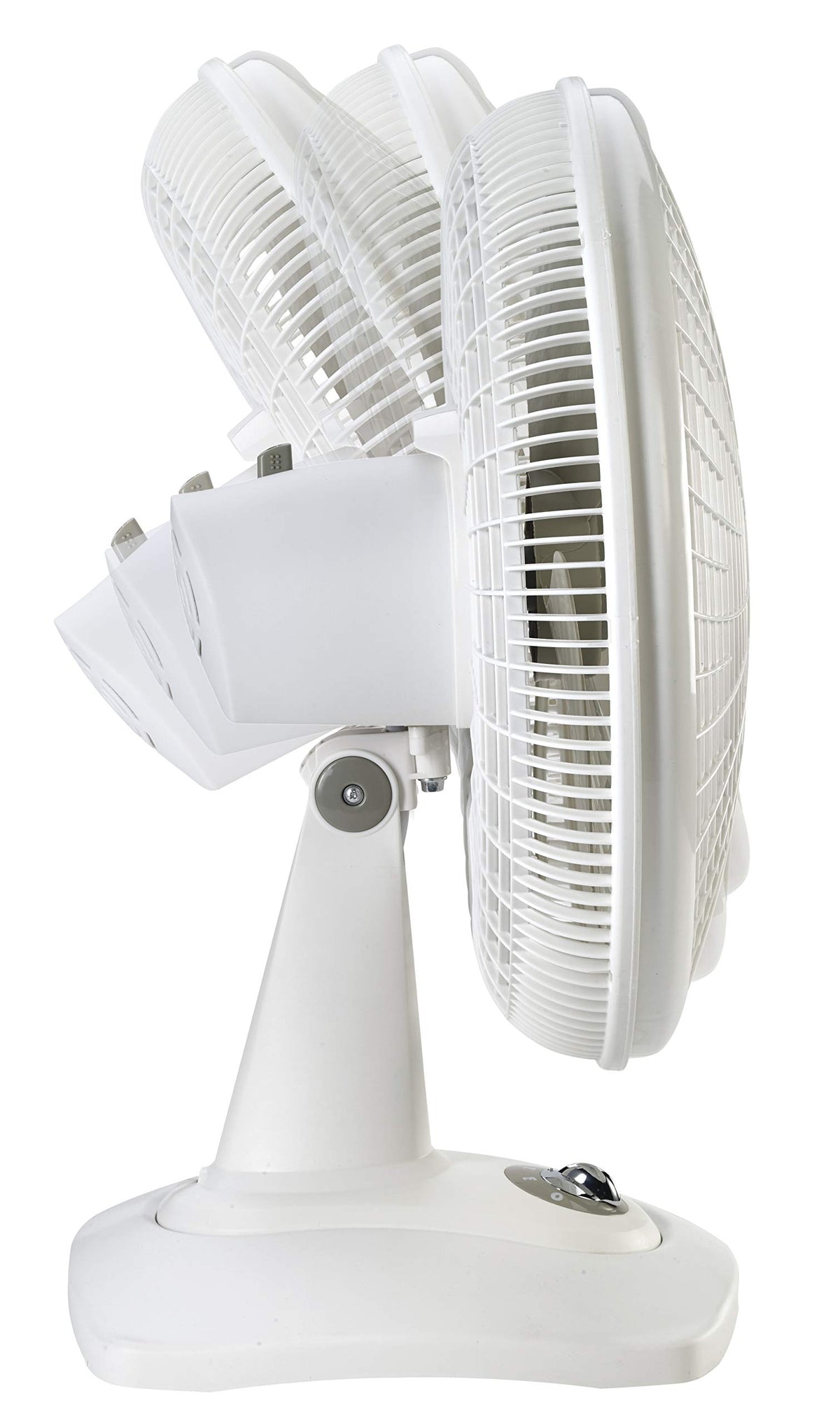 16" Oscillating Portable Table Fan with 3 Speeds, White V98796