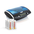 Rechargeable NiCd D Batteries and LCD Smart Charger N177